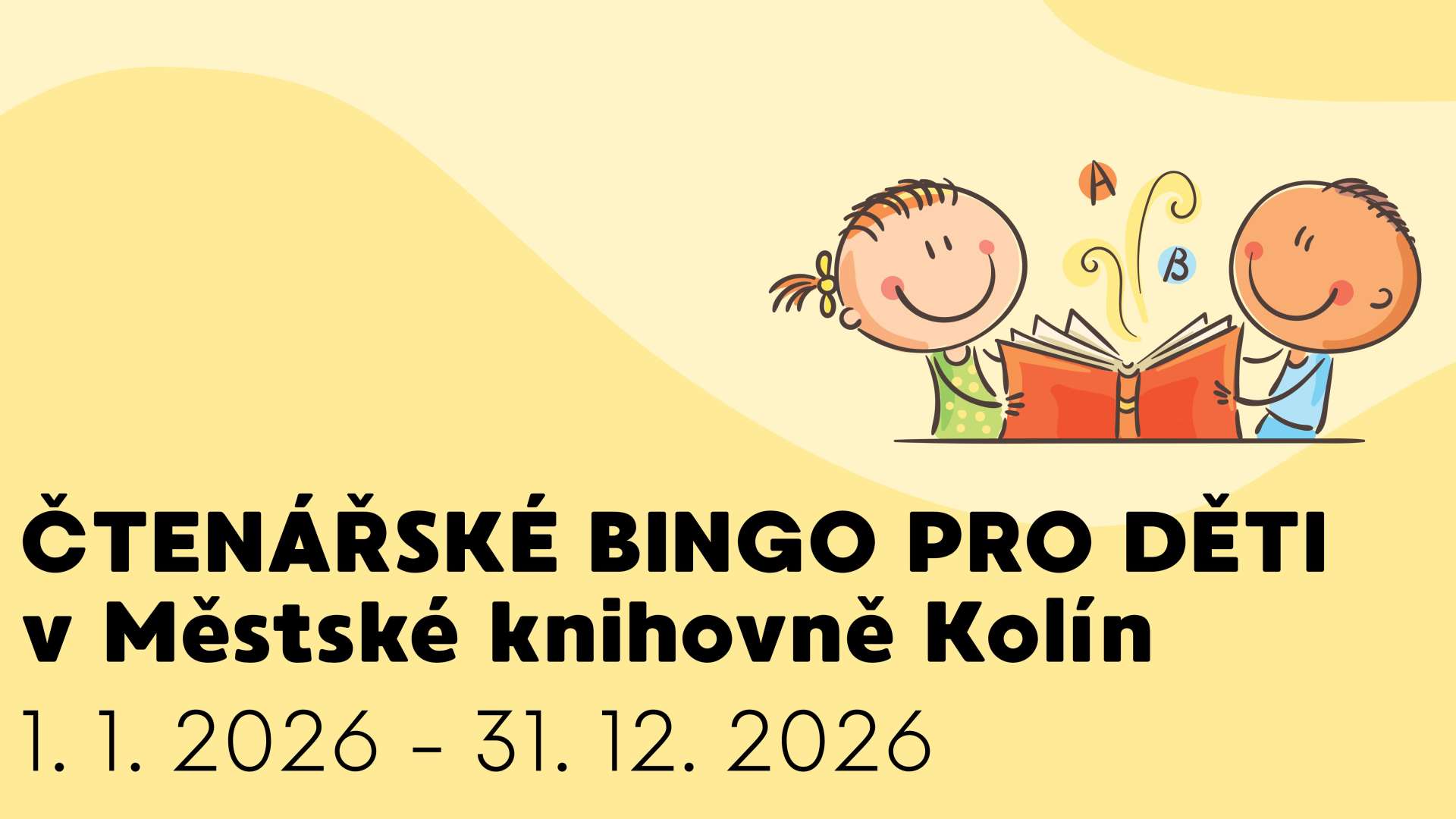 Čtenářská soutěž Bingo pro děti 2026